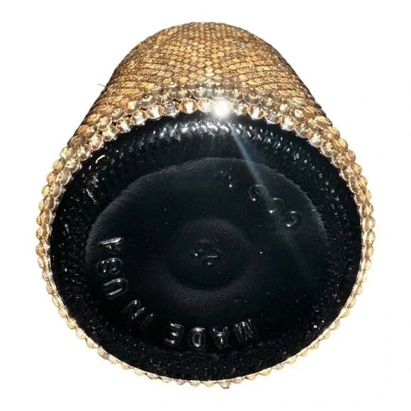 Rhinestoned Bedazzled Beer Growler 32 Ounces Handmade One Of A Kind - Picture 5 of 7